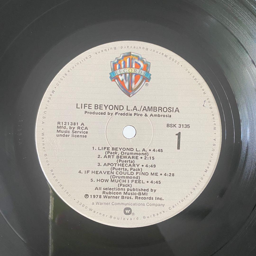 Ambrosia Life Beyond L A 1978 Us Original Hobbies Toys Music