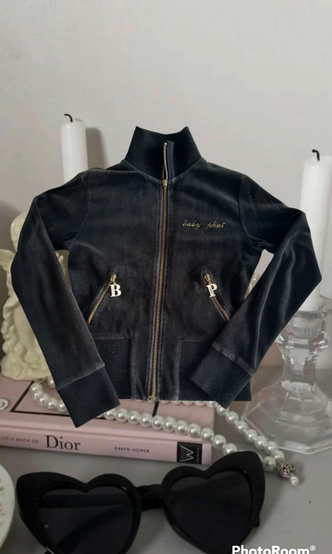 Baby phat velour jacket sales