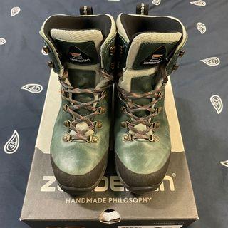 Zamberlan 330 MARIE GTX 防水高筒皮革登山鞋 孔雀綠