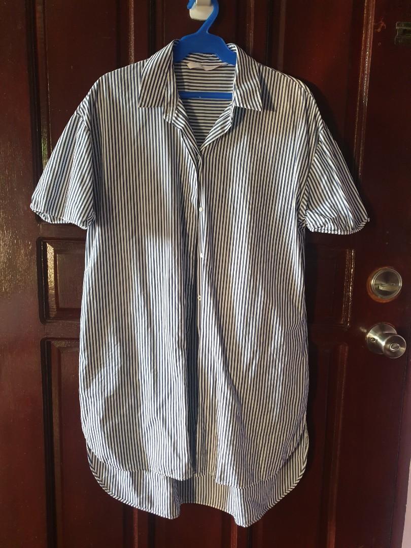 Zara shirt dress (Category: Dresses) located in Quezon City. Submitted by jb.jm (Listing ID 1165815270, Image 1). Description: last price posted knee lenght.