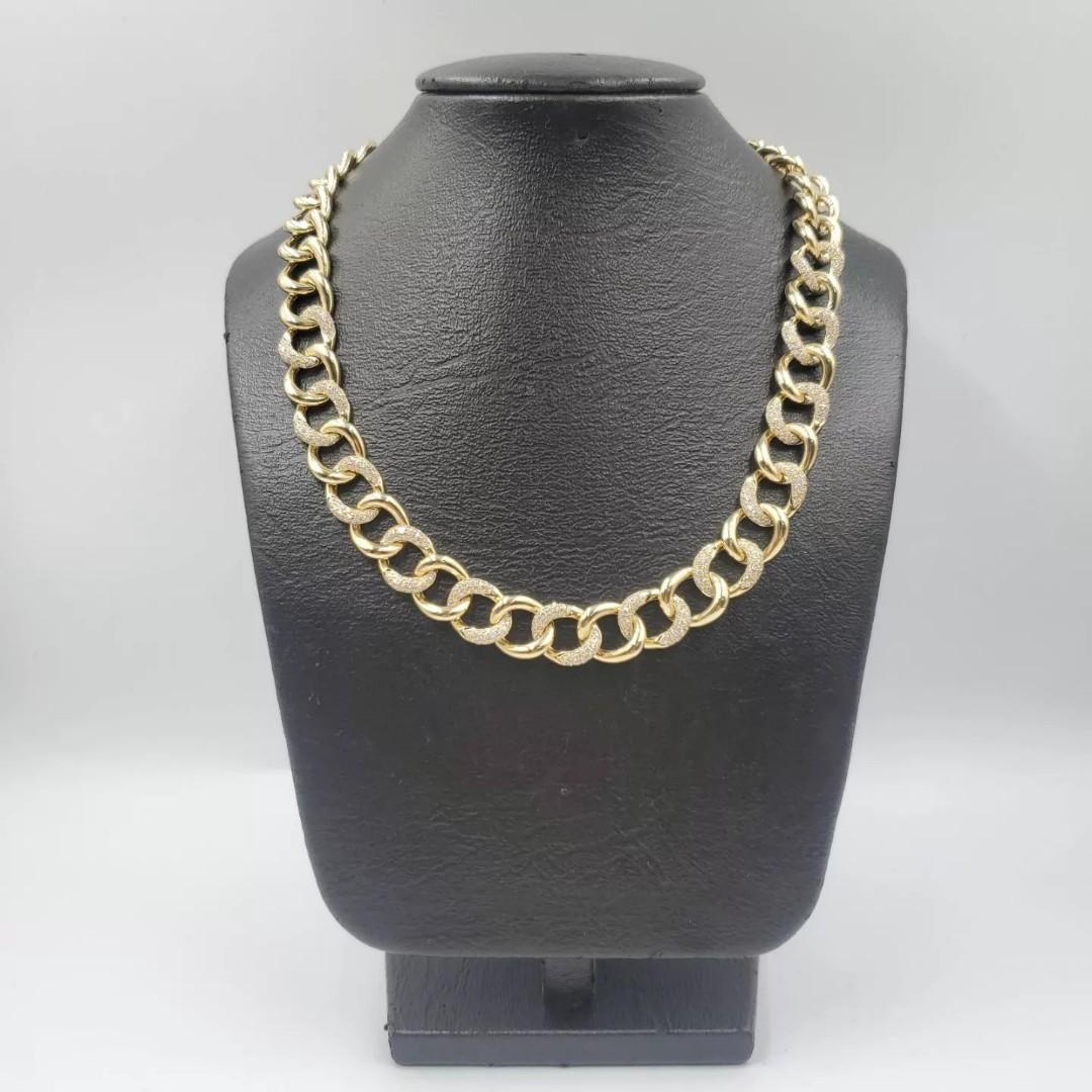 3.45ct diamond link chain, Women's 