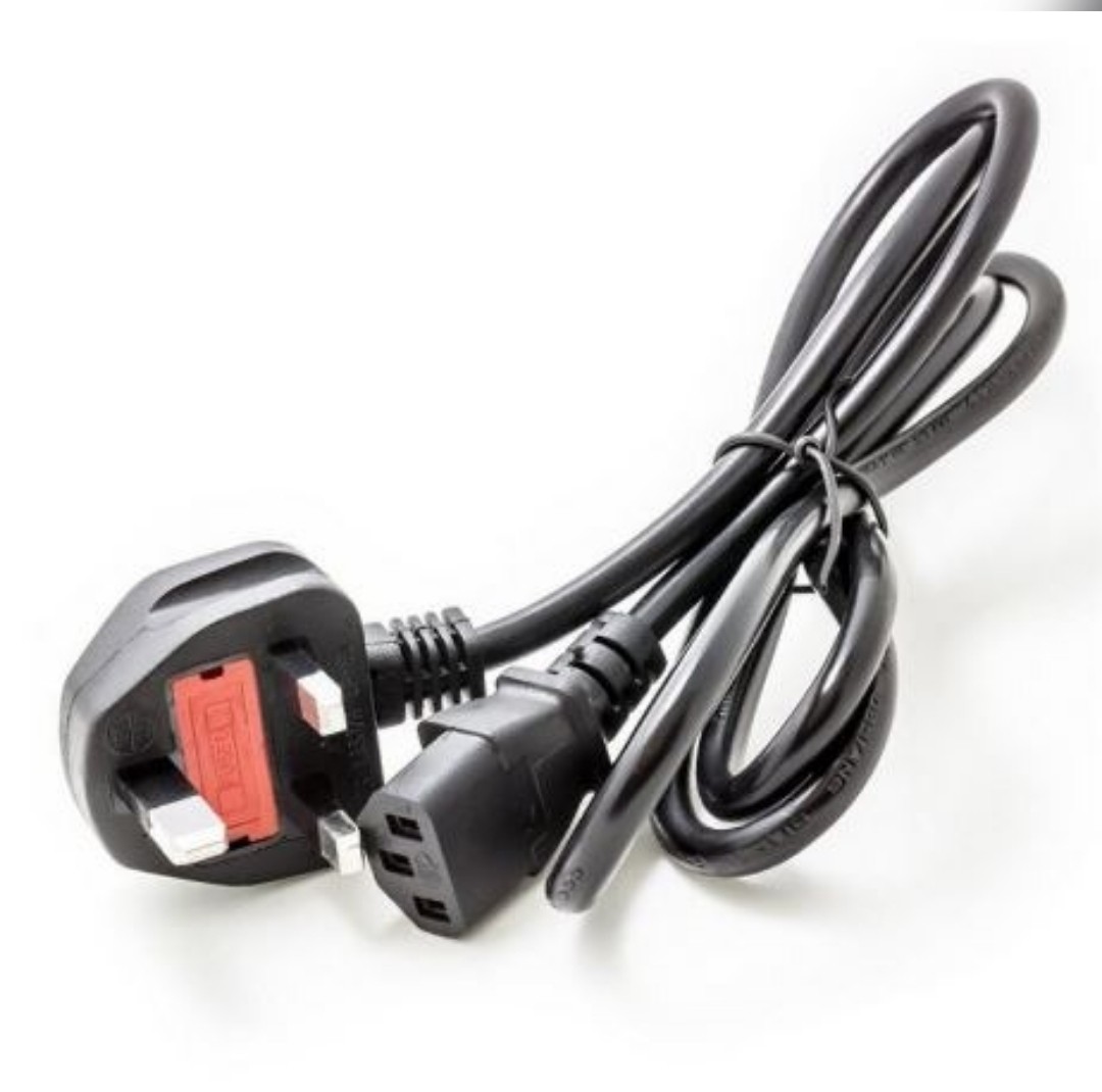 3 pin - UK, Computers & Tech, Parts & Accessories, Cables & Adaptors on ...