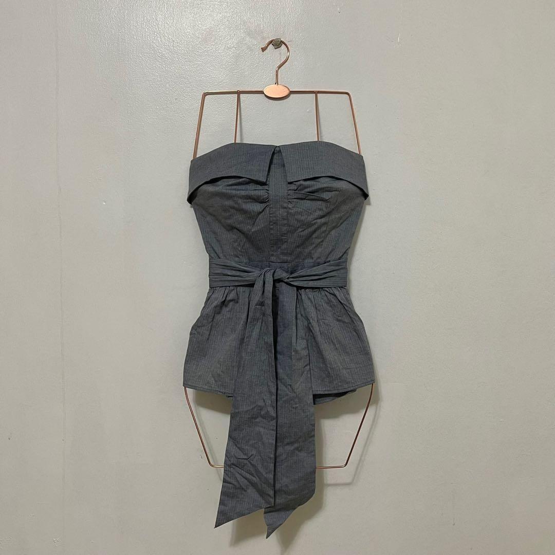 Women's 7th Avenue Design Studio New York Co Dress Pants Gray Size