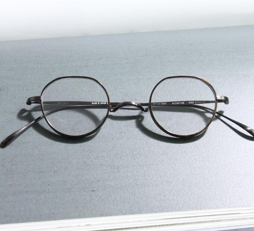 金子眼鏡KV113 DEGY, 一山鼻托, SIZE: 41-25-148, 男裝, 手錶及配件 