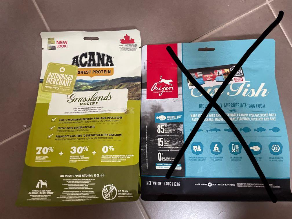 Acana store or orijen