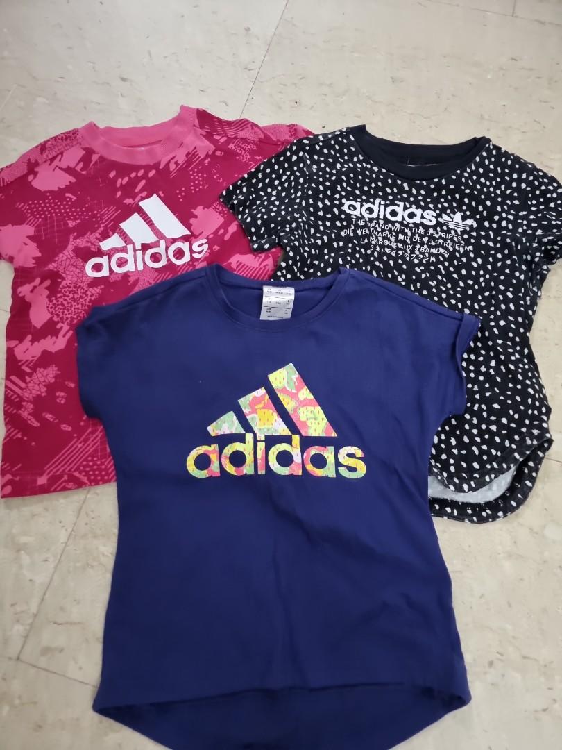Girls adidas tshirt online