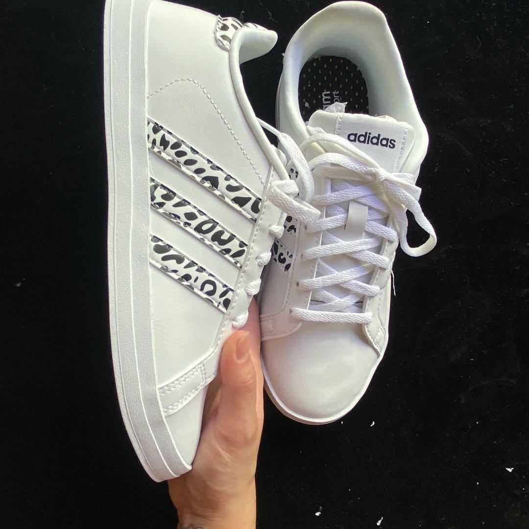 Adidas neo store womens white shoes
