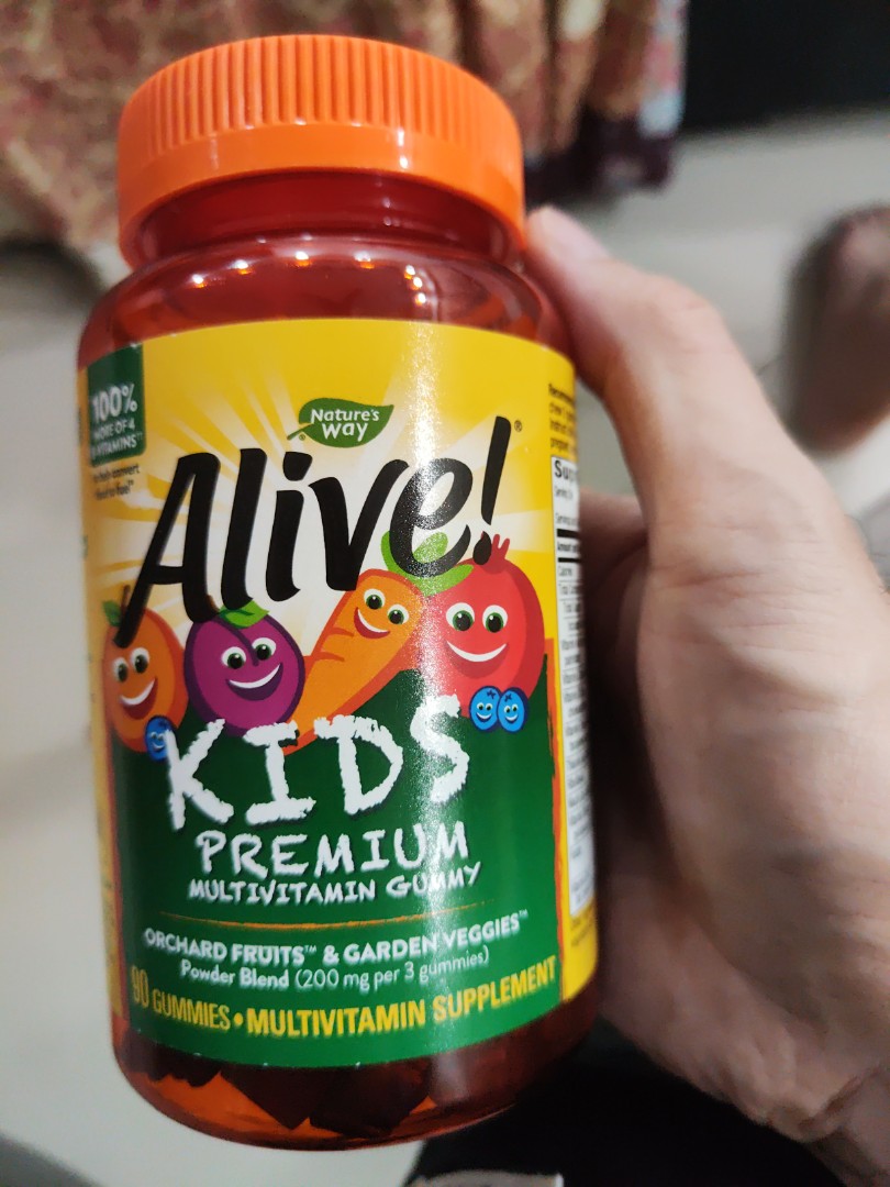 Alive! Kids Premium Multivitamin, Health & Nutrition, Health ...