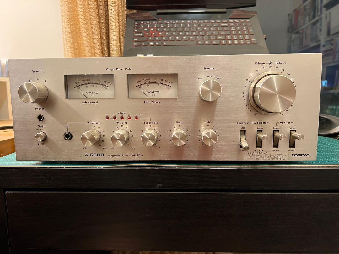 Amplifier Onkyo a6600 Speaker YAMAHA NS10 MT Combo