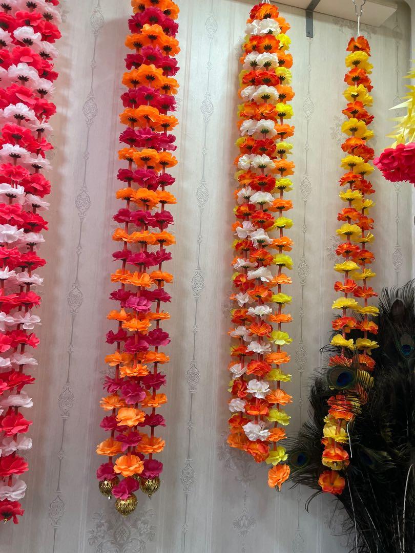 artificial flower garland and thoranam, Furniture & Home Living, Home