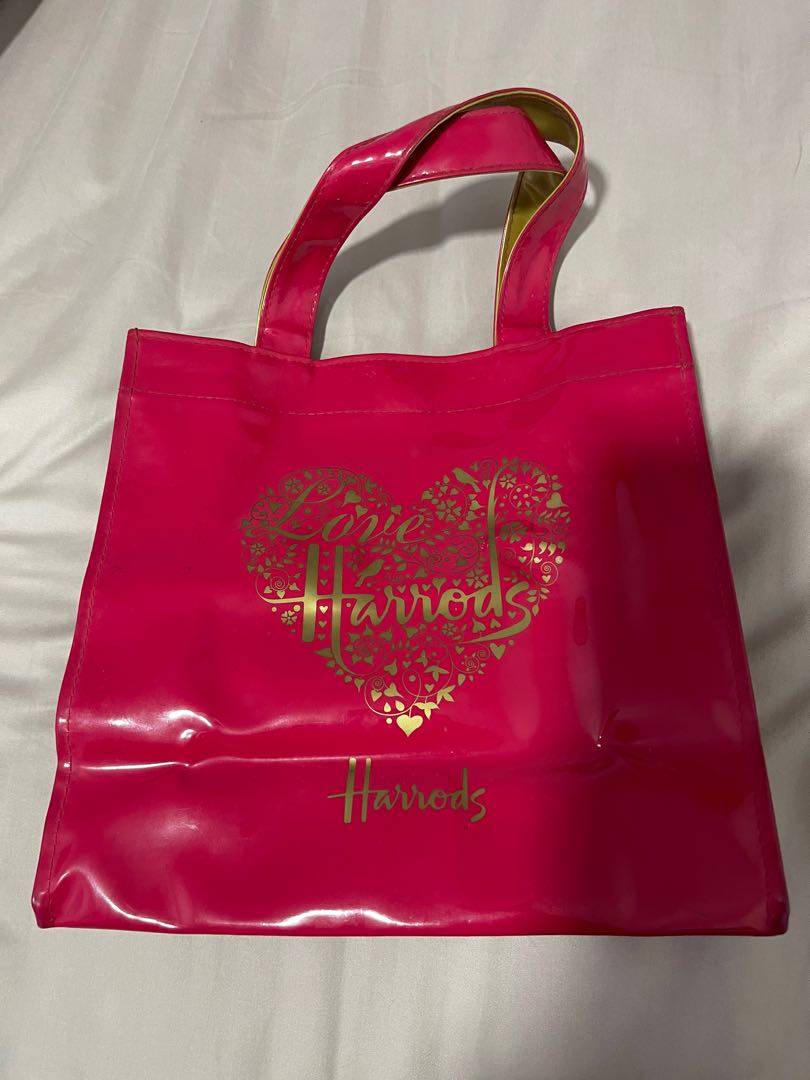 Red harrods bag best sale