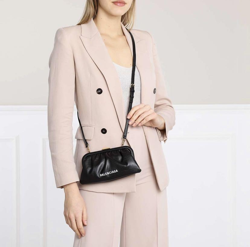 BALENCIAGA Cloud XS Clutch Crossbody Bag