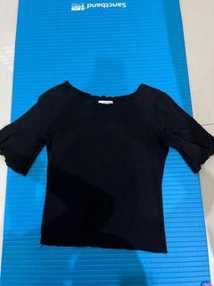 Black Top OL 1/4 sleeve