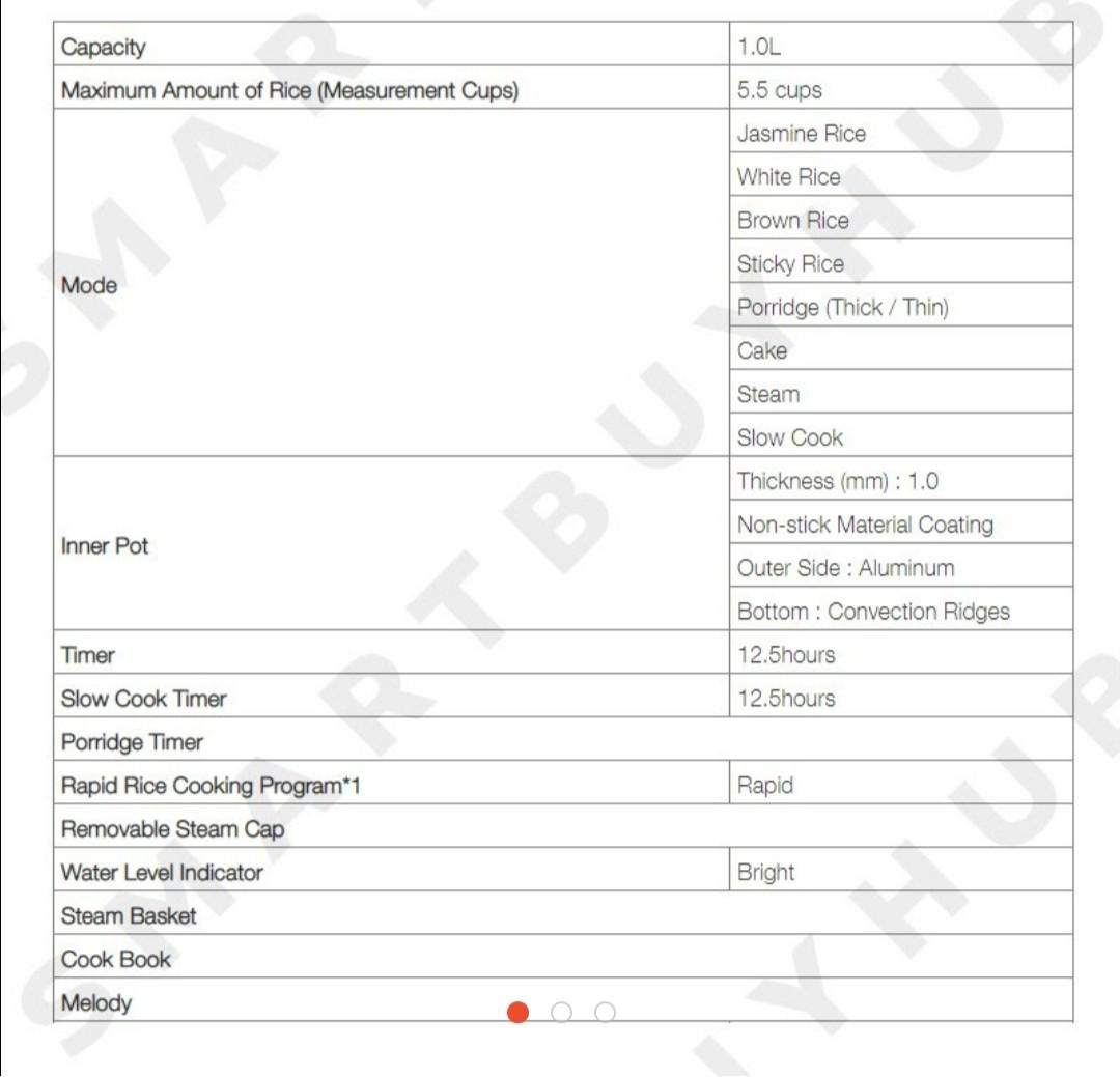 BNIB Hitachi 1L Rice cooker with slow cook function, TV & Home Appliances, Kitchen Appliances