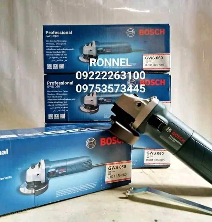BOSCH BRAND ORIGINAL, PROFESSIONAL (Category: Construction Tools & Equipment) located in Valenzuela. Submitted by ronnelpowertools (Listing ID 1165957831, Image 2). Description: Price - 3,000 DR BOSCH BRAND ORIGINAL, PROFESSIONAL AND HIGH QUALITY MODEL - GWS 060 MINI GRINDER MINI CUTTER With warranty and after sales support... For store pickup and delivery nationwide!!!.