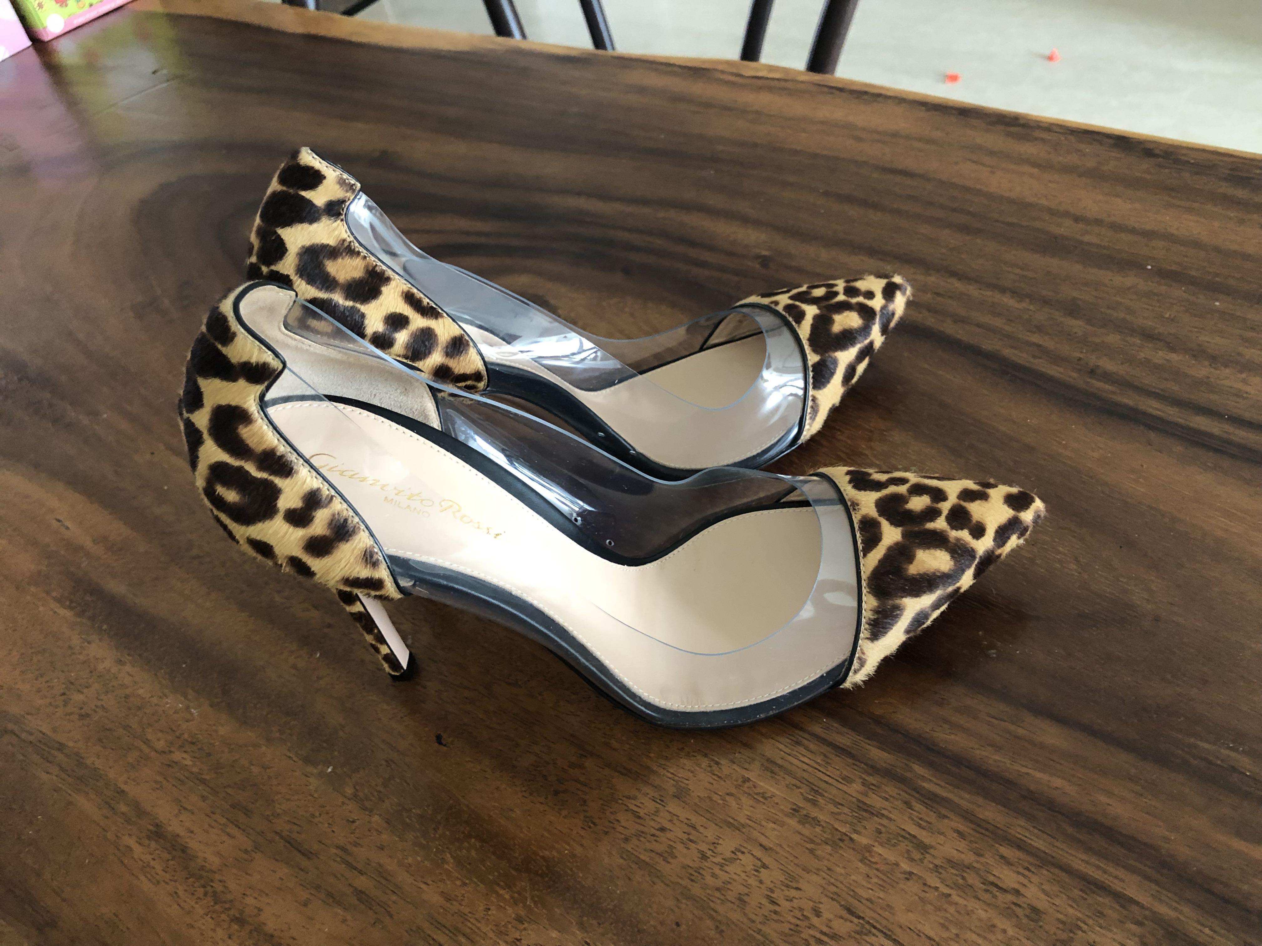 Gianvito rossi cow new arrivals print pumps