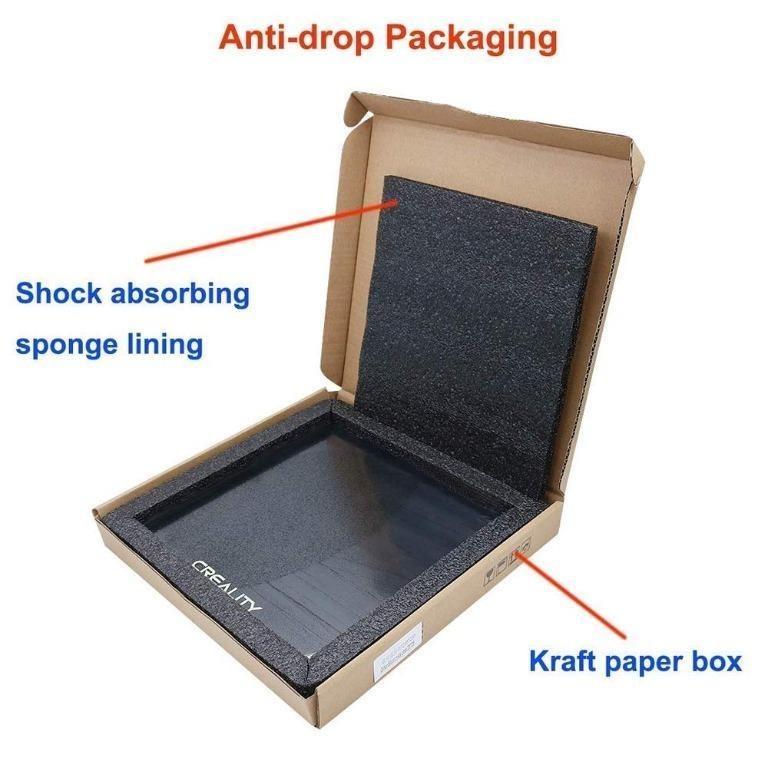 3D Printer Platform 235x235x4mm Strong Adhesion High Hardness Heat Resistant Reusable Printing Glass Plate Heated Bed