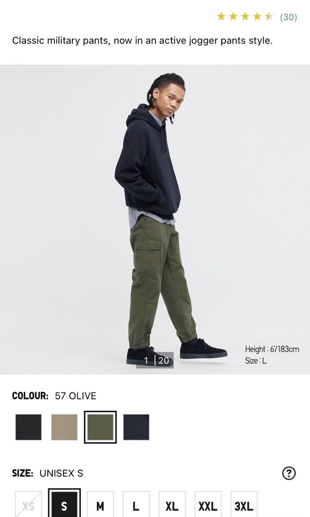 CARGO JOGGER PANTS（WIDE FIT）