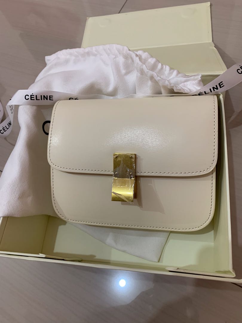 Celine box linen sale