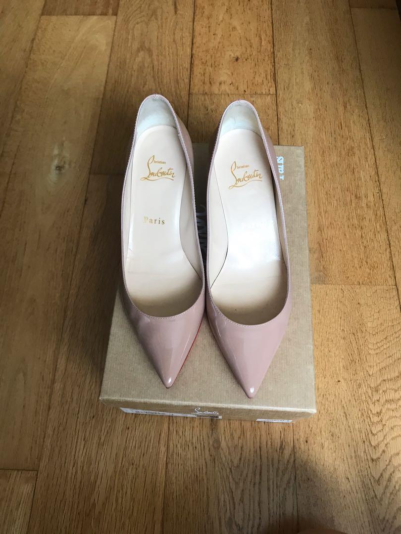 Christian Louboutin Pigalle Follies 55 Patent Nude