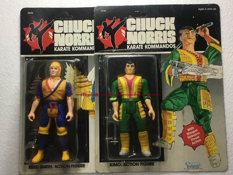 Chuck Norris Karate Kommandos – Figurine Kenner Reed Smith – Neuve Sous Blister
