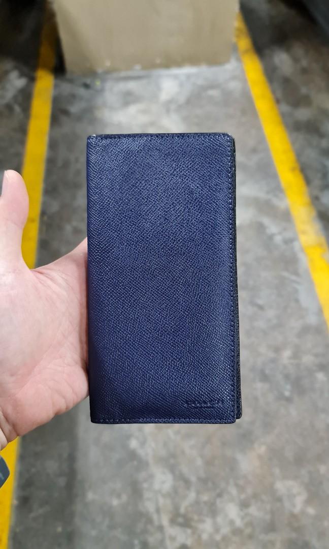 Coach wallet clearance men blue