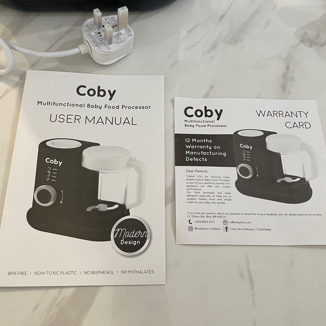 Coby Haus Baby Food Processor, Babies & Kids, Nursing & Feeding