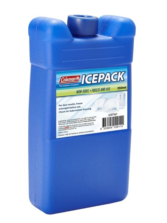Coleman 350ml Ice Substitute Economical Reusable Lightweight Ice Packs ...