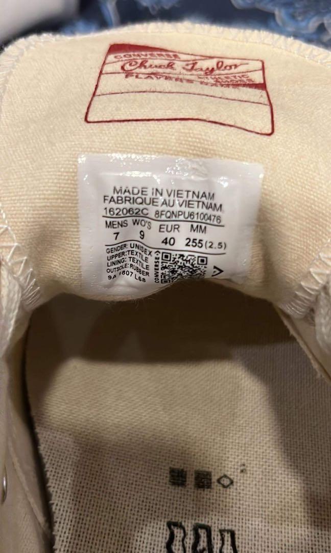 converse chuck 70 size