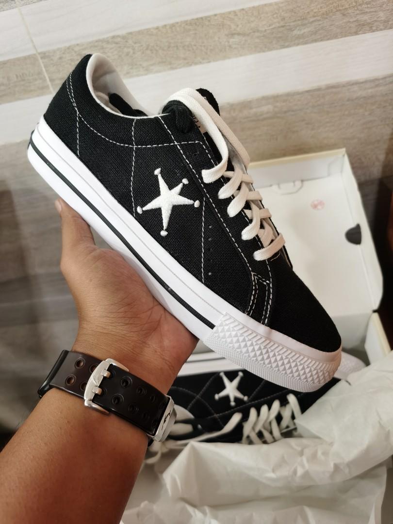 Stüssy × Converse One Star Ox low 27cmスニーカー型ローカット - 靴