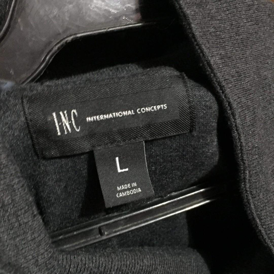 Dark gray jacket (Category: Coats, Jackets and Outerwear) located in Marikina City. Submitted by calimagsofia (Listing ID 1165965582, Image 3). Description: Selling my kuya's Jacket worn once Size XL ✅Shopee Checkout. Add 10 pesos per item.