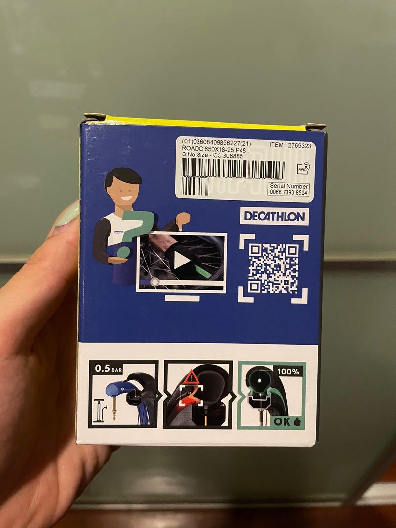 Decathlon road bike inner tube 650, Sports Equipment, Bicycles & Parts, Bicycles on Carousell