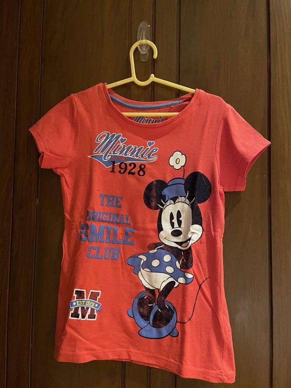 New Authentic Disney Minnie Mouse Girls T-Shirt Age 4 BNWT Brand New With tags 