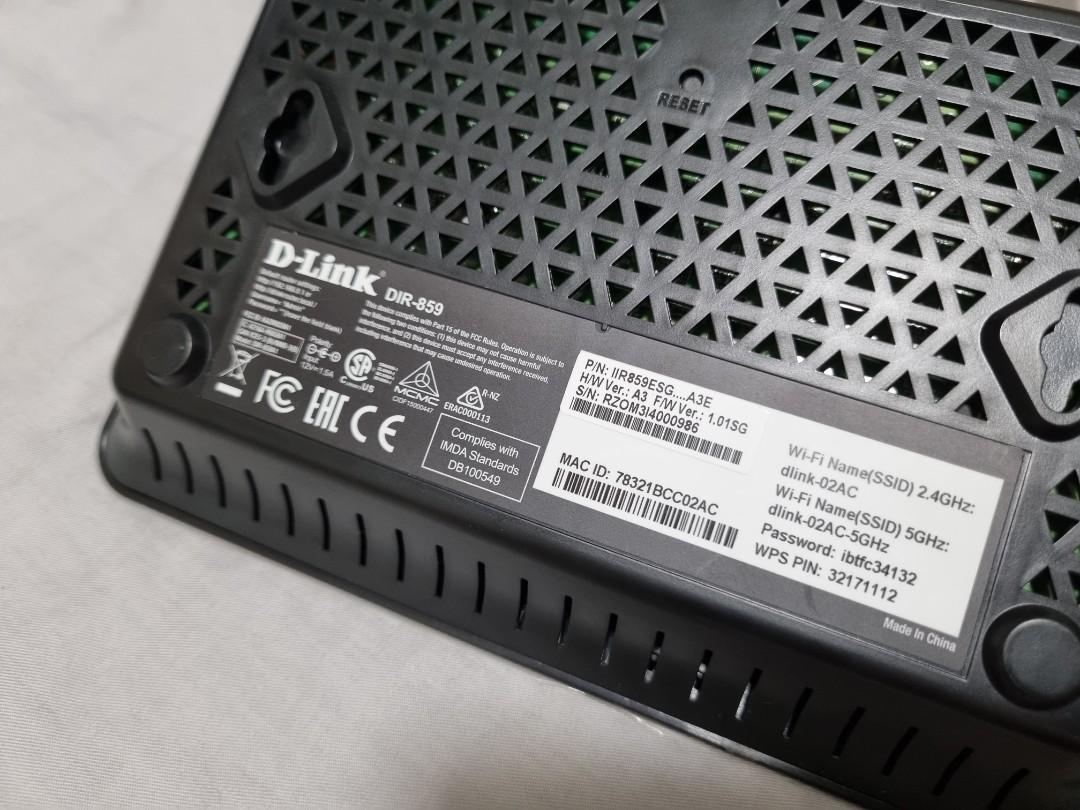 DLink Router DIR859, Computers & Tech, Parts & Accessories