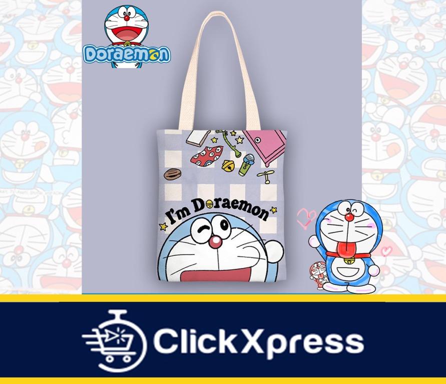 Doraemon Tote Bag Canvas Tote Bag Doraemon Bag Doraemon Tote Bag
