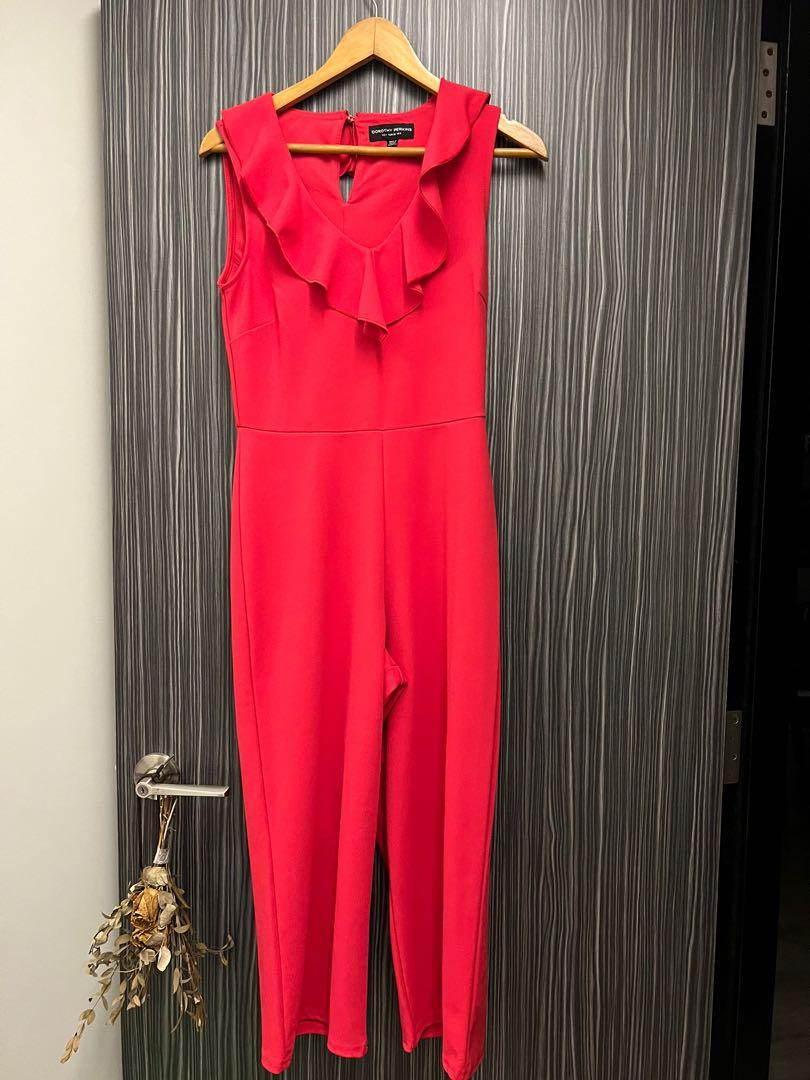 Dorothy perkins shop red jumpsuit