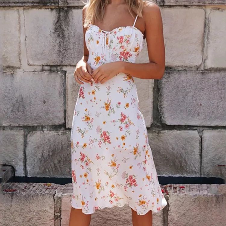 Floral Midi Dress Women s Fashion Dresses Sets Dresses on