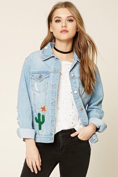 Forever 21 denim jacket not zara 