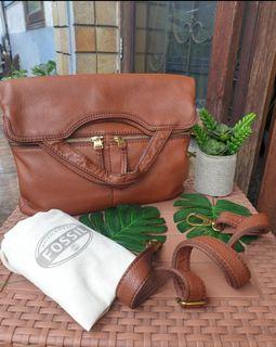 Fossil Erin Foldover Brown Preloved