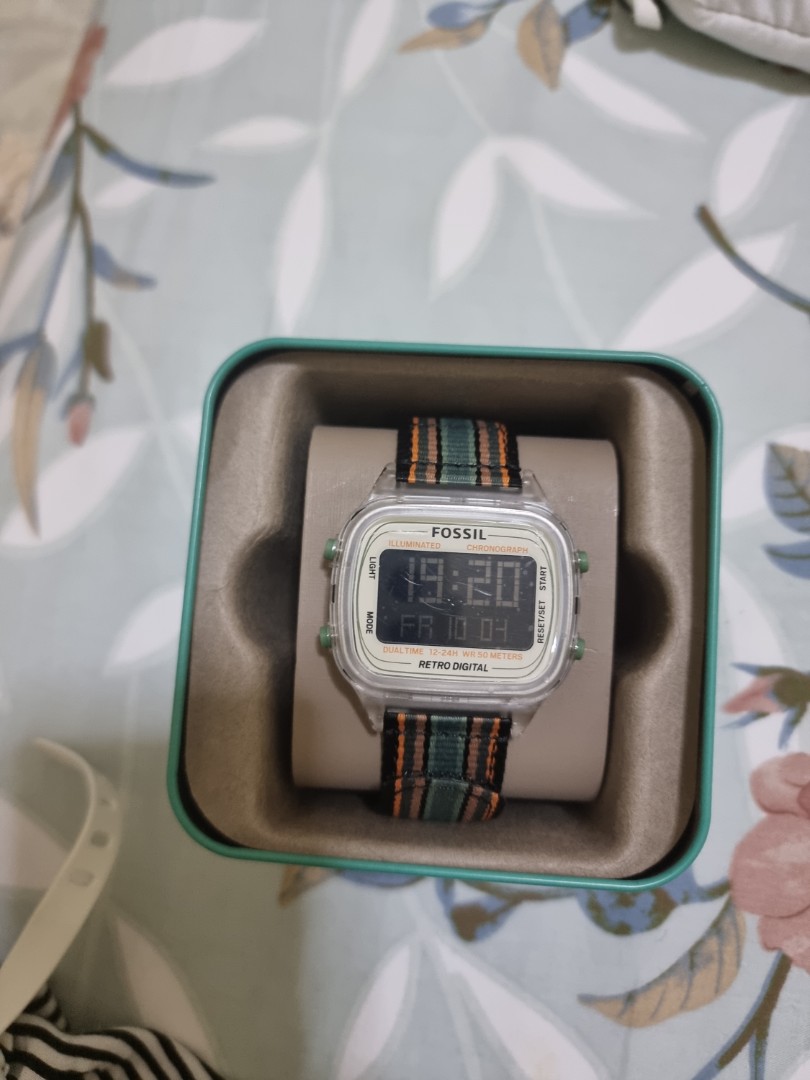 Fossil Retro Watch, Fesyen Wanita, Jam 