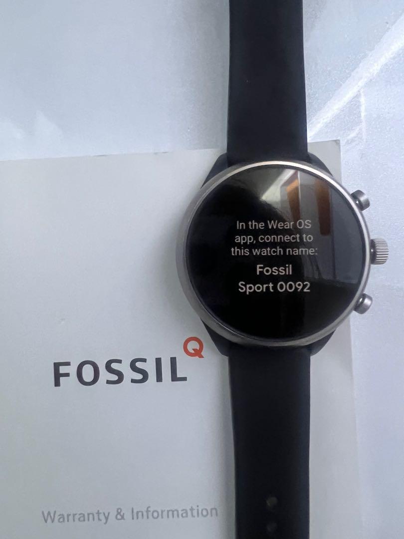 Fossil top sport warranty