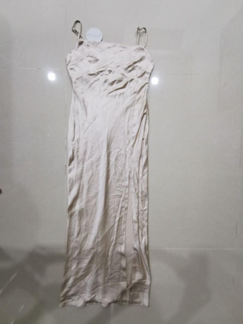 pup champagne cheya dress 