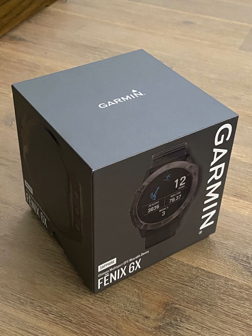 Garmin Fenix 6X Sapphire, Mobile Phones & Gadgets, Wearables & Smart ...
