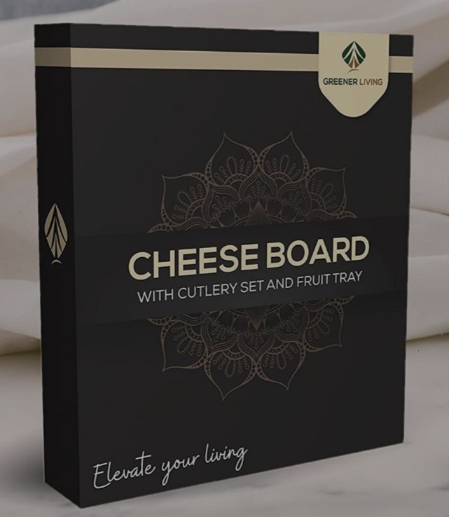 Greener Living Cheese Board and Charcuterie Board, Furniture & Home