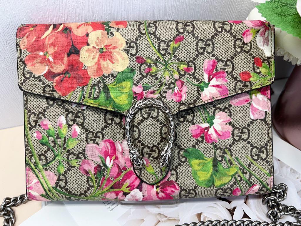 Dionysus blooms print mini chain bag sales