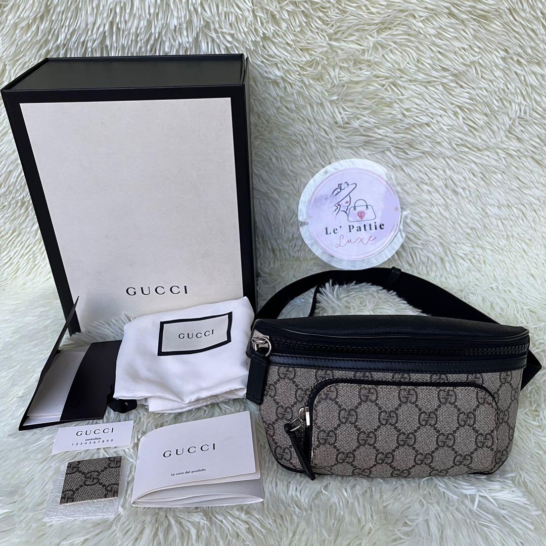 Gucci eden shop belt bag black