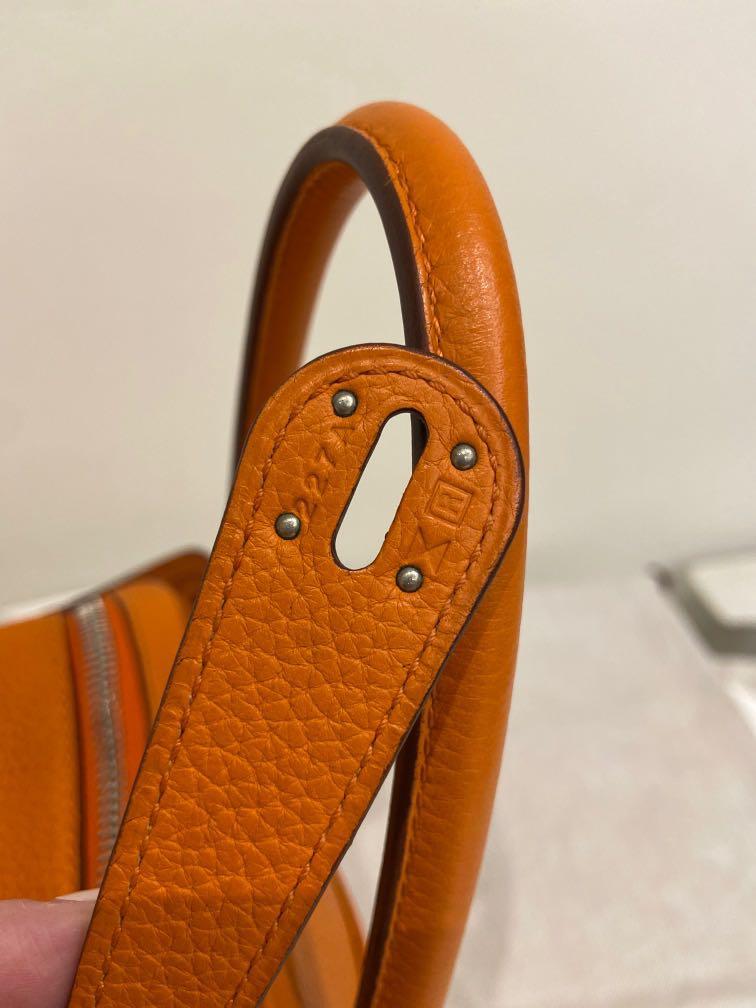 90% New Hermès Lindy 30 in Feu Orange Authentic Hermes, Luxury, Bags &  Wallets on Carousell