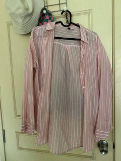 H&M oversized cotton shirt
