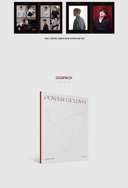 2021 SEVENTEEN CONCERT POWER OF LOVE 韓國版3 DVD + Photobook +