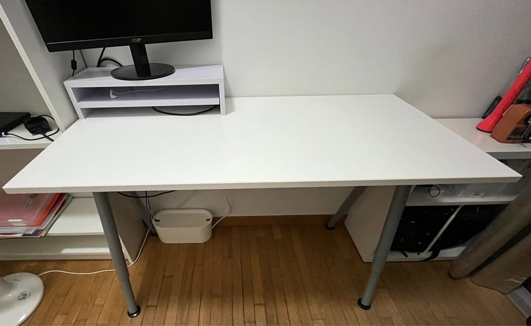 Ikea Adjustable Desk, Furniture & Home Living, Furniture, Tables & Sets